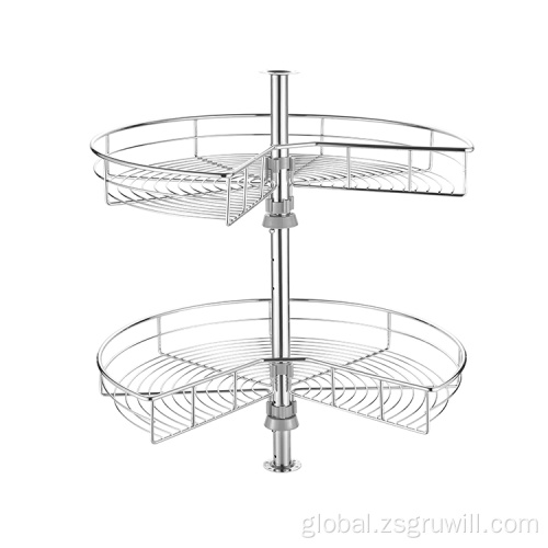 China Kitchen Blind Corner Cupboard rotating shelf Corner Basket Supplier